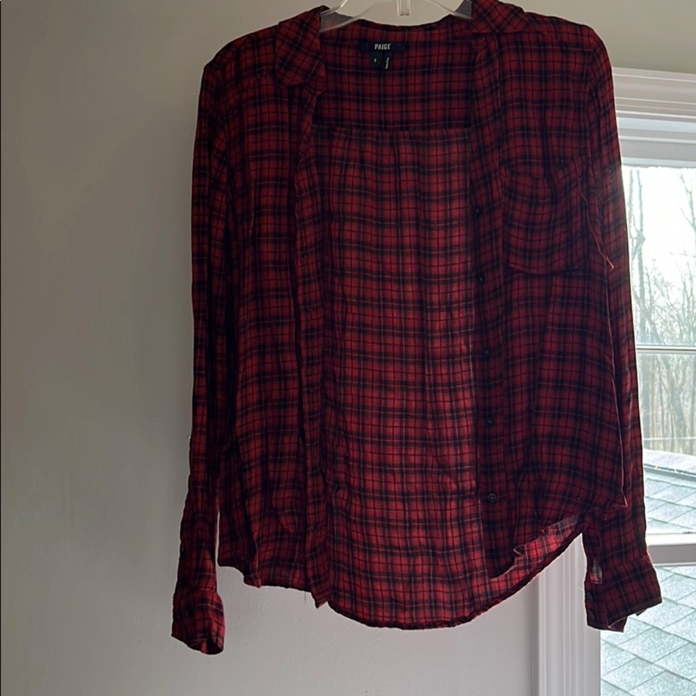 Paige plaid blouse